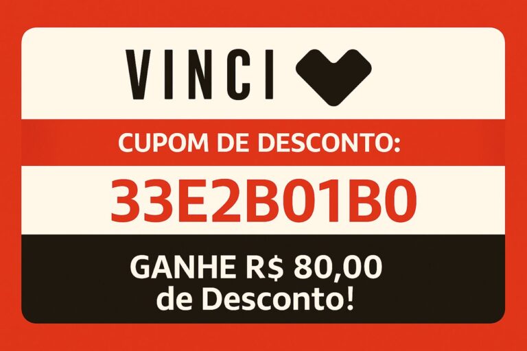 Vinci Shoes Cupom Primeira Compra: R$ 80 de Desconto