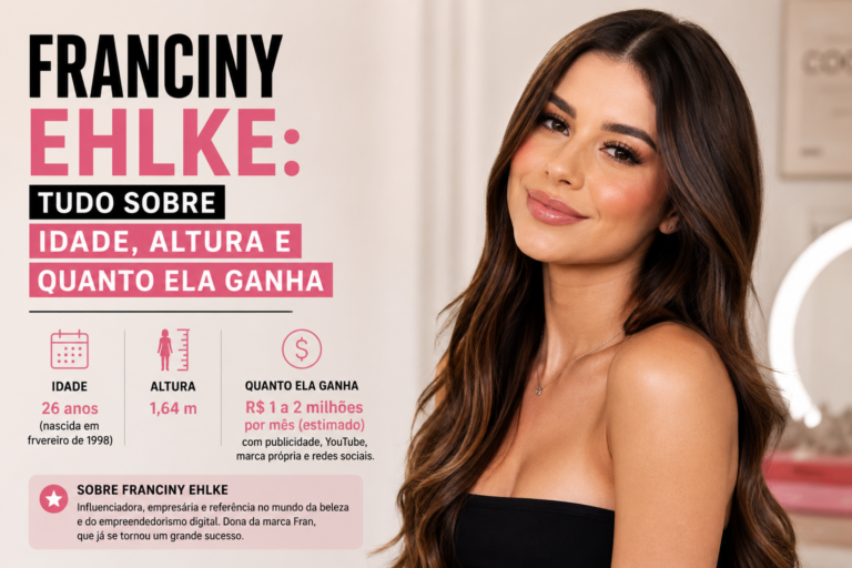 Franciny Ehlke: tudo sobre idade, altura e quanto ela ganha